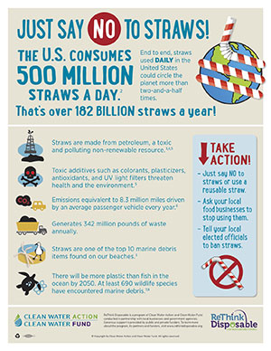 ReThink Disposable Straws Infographic 2016 Thumbnail